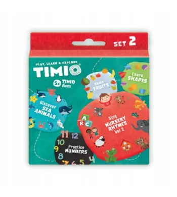 Timio Zestaw 5 dysków do nauki języków do odtwarzacza Timio - Set 2