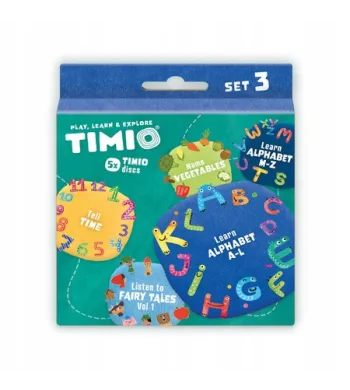 Timio Zestaw 5 dysków do nauki języków do odtwarzacza Timio - Set 3