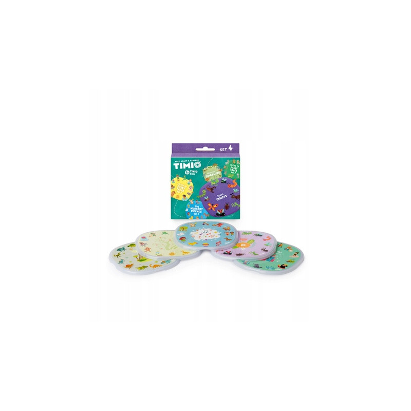 Timio Zestaw 5 dysków do nauki języków do odtwarzacza Timio - Set 4