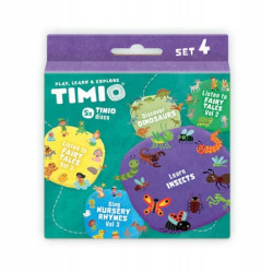 Timio Zestaw 5 dysków do nauki języków do odtwarzacza Timio - Set 4