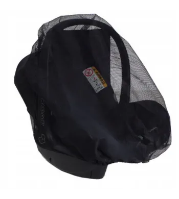 Uniwersalna moskitiera do fotelika lub nosidełka Czarna