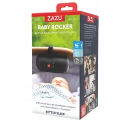 ZAZU ROBBY Automatyczny bujak do wózka dla niemowląt czarny