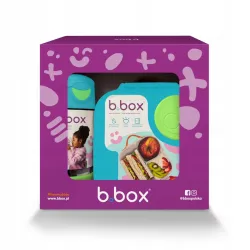 B.BOX ZESTAW SPORTOWA BUTELKA TRITANOWA 450 ML + MINI LUNCHBOX OCEAN BREEZE B.BOX ZESTAW SPORTOWA BUTELKA TRITANOWA 450 ML + MINI LUNCHBOX OCEAN BREEZE
