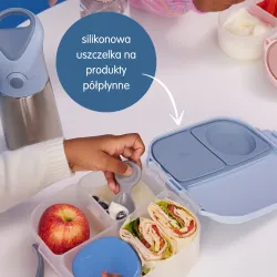 B.BOX ZESTAW SPORTOWA BUTELKA TRITANOWA 450 ML + MINI LUNCHBOX OCEAN BREEZE B.BOX ZESTAW SPORTOWA BUTELKA TRITANOWA 450 ML + MINI LUNCHBOX OCEAN BREEZE