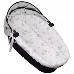 INFANTILO WKŁAD DO WÓZKA GONDOLI + MATERACYK PIANKOWY Gąski