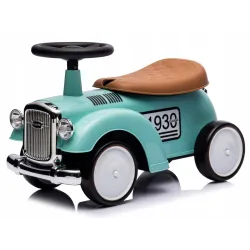 Sun baby Jeździk chodzik pchacz Retro wyścigowy miętowy