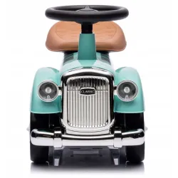 Sun baby Jeździk chodzik pchacz Retro wyścigowy miętowy