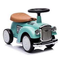 Sun baby Jeździk chodzik pchacz Retro wyścigowy miętowy