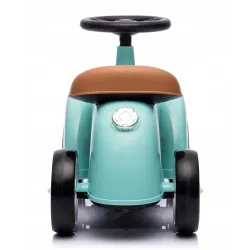 Sun baby Jeździk chodzik pchacz Retro wyścigowy miętowy