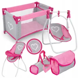 Milly mali zestaw dla lalek Elsa Prestige Pink