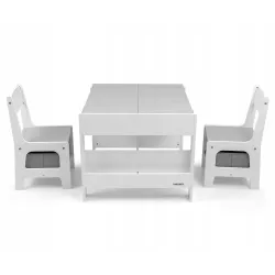 Milly mali zest Sven PLUS stolik i krzes White