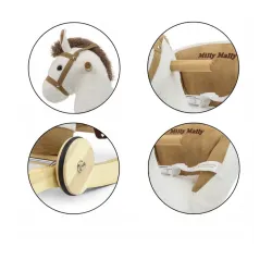 Koń na biegunach interaktywny Polly White Milly Mally Dream On Stone Koń na biegunach interaktywny Polly White Milly Mally Dream On Stone