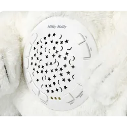 Milly  Mally mali miś z projektorem White Milly  Mally mali miś z projektorem White