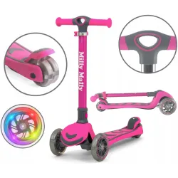 Hulajnoga trójkołowa Milly Mally różowa Boogie Pink Hulajnoga trójkołowa Milly Mally różowa Boogie Pink