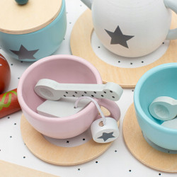 Babymix zestaw do herbaty drewniany