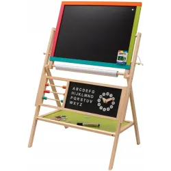 Tablica dwustronna obrotowa magnetyczna kredowa BABY MIX Montessori