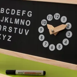 Tablica dwustronna obrotowa magnetyczna kredowa BABY MIX Montessori