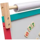 Tablica dwustronna obrotowa magnetyczna kredowa BABY MIX Montessori