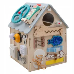 TABLICA AKTYWNOŚCI MONTESSORI LED DOMEK BABY MIX TABLICA AKTYWNOŚCI MONTESSORI LED DOMEK BABY MIX