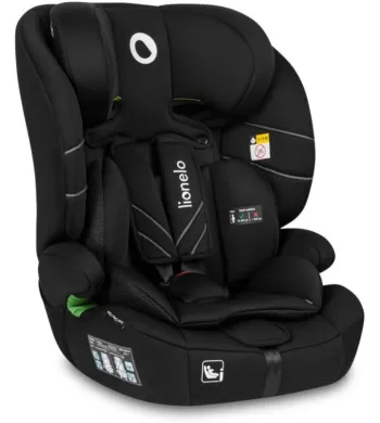 Lionelo Fotelik samochodowy Levi one i-size 76-150 cm Black Carbon