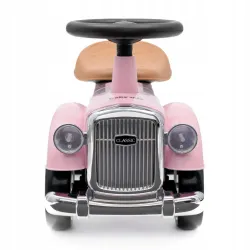 Dziecięcy jeździk auto autko Baby Mix Retro różowy