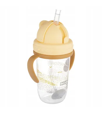 Canpol babies Kubek niekapek z rurką 270 ml MOUNTAINS 56/620_bei