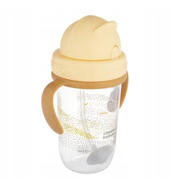Canpol babies Kubek niekapek z rurką 270 ml MOUNTAINS 56/620_bei