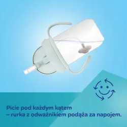 Canpol babies Kubek niekapek z rurką 270 ml MOUNTAINS 56/623 cre Canpol babies Kubek niekapek z rurką 270 ml MOUNTAINS 56/623 cre