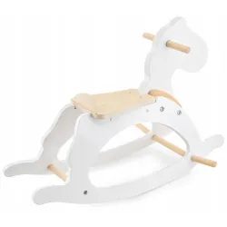 Koń na biegunach Mamabrum GYT2152 12 m + biały