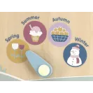 Viga kalendarz i zegar 44056