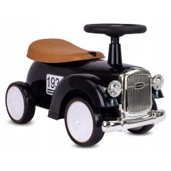 Jeździk dla dzieci Retro wyścigowy chodzik pchacz czarny