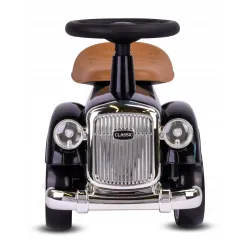 Jeździk dla dzieci Retro wyścigowy chodzik pchacz czarny