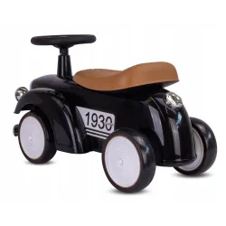 Jeździk dla dzieci Retro wyścigowy chodzik pchacz czarny