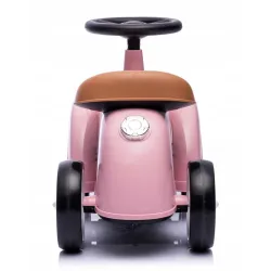 Jeździk dla dzieci Retro wyścigowy chodzik pchacz róż