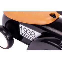 Jeździk dla dzieci Retro wyścigowy chodzik pchacz czarny