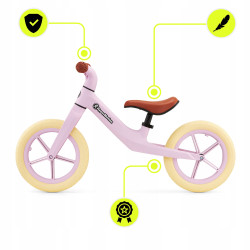 Rowerek biegowy HyperMotion lekki Marcello PINK HYP27