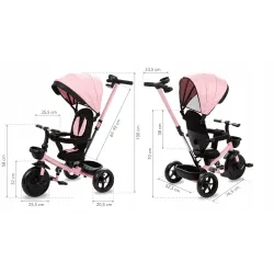 kid row trjkoł Charmy Pink kid row trjkoł Charmy Pink