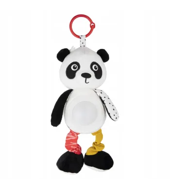 Canpol babies Pluszowa panda z zawieszką, pozytywką i lampką 68/101