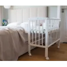 Waldin Łóżeczko dostawne 2w1 z materacem Naturalne