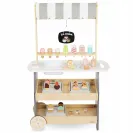 Drewniana lodziarnia na kółkach - wózek z lodami Mamabrum MAM207 ICE CREAM