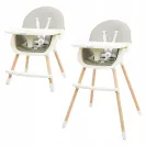 Krzesełko do karmienia Moby System 91 x 45,5 x 56 cm Amelia 2 szary