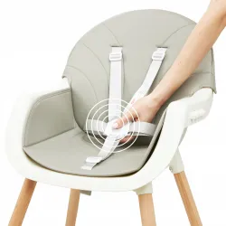 Krzesełko do karmienia Moby System 91 x 45,5 x 56 cm Amelia 2 szary