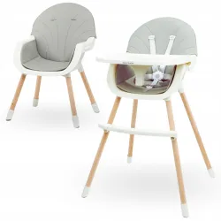 Krzesełko do karmienia Moby System 91 x 45,5 x 56 cm Amelia 2 szary