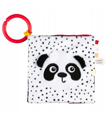 Canpol babies Sensoryczna miękka książeczka edukacyjna BabiesBoo 68/097