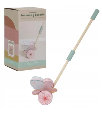 Drewniany Pchacz z motylkiem Little Dutch - Fairy Garden LD7343