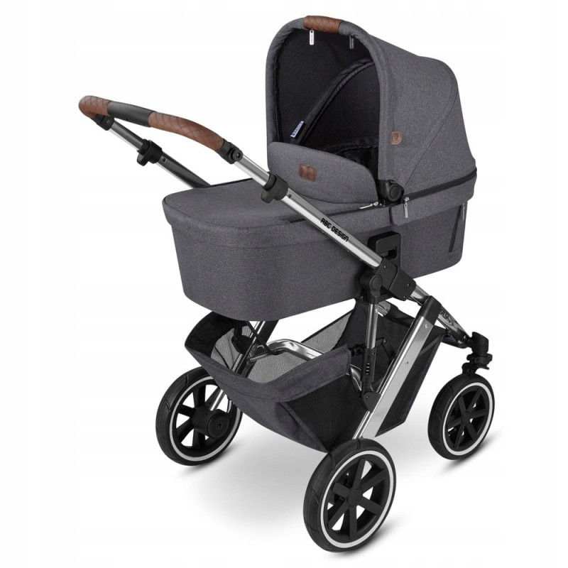 WÓZEK ABC DESIGN SALSA 4.AIR 2W1 kolor Asphalt