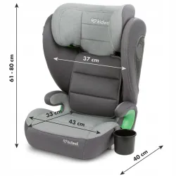 Kidwell Fotelik WESTON i-Size 100-150 15-36kg Dark grey Kidwell Fotelik WESTON i-Size 100-150 15-36kg Dark grey