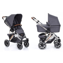 ABC Design Salsa 4 Air 2w1 Asphalt – wózek wielofunkcyjny