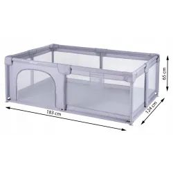 KIDWELL KOJEC PLAC ZABAW FANKO Gray 120x180