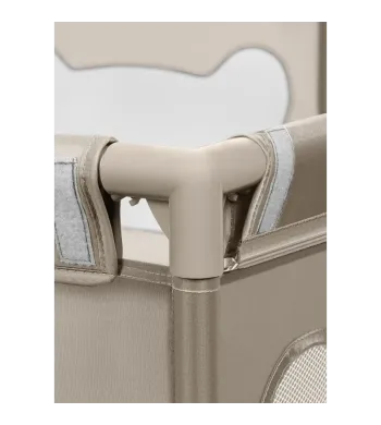 LIONELO Duży Kojec dziecięcy Plac zabaw z podłogą WILLOW BEIGE